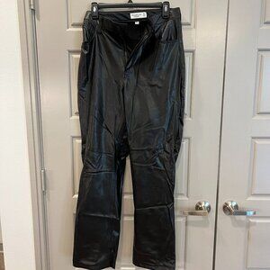 A&F leather pants